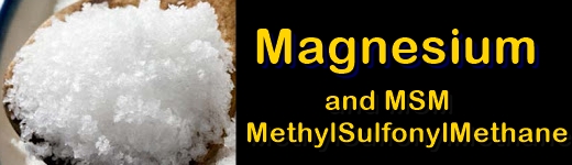 Magnesium Oil MAGNESIUM and MSM Products